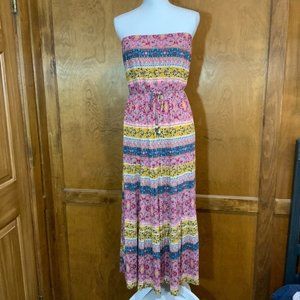 Floral Dress Lady women